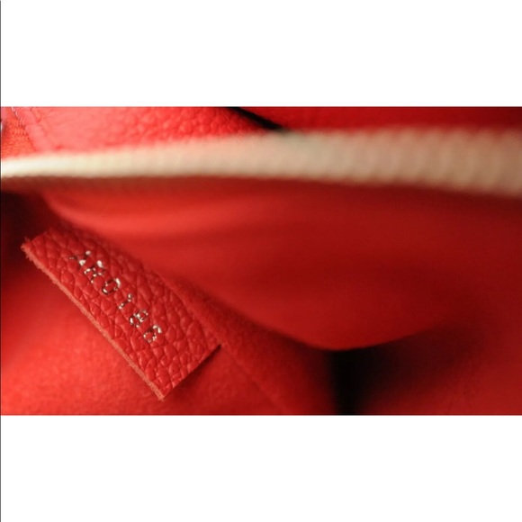 Louis Vuitton Twice bag in red Empreinte - Picture 3 of 12